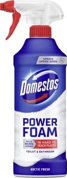 Спрей-піна Domestos Power Foam для чищення унітазу та ванної Арктична свіжість 435 мл &mdash; фото товару