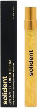 Освіжаючий спрей для порожнини рота SOLIDENT Gold-Infused Mouth Spray з колоїдним золотом, 10 мл &mdash; фото товару