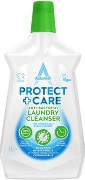 Засіб Astonish Protect + Care для дезінфекції та знищення неприємного запаху під час прання без запаху 1000 мл &mdash; фото товару
