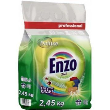Пральний порошок Deluxe Enzo 2in1 Color 2.45 кг 35 циклів прання &mdash; фото товару