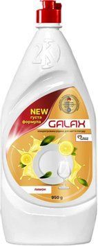 Засіб для ручного миття посуду Galax Лимон 950 г &mdash; фото товару