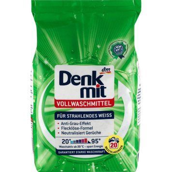 Порошок для прання білих тканин Denkmit 1,35 кг ефективне видалення плям &mdash; фото товару