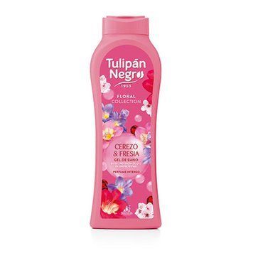 TULIPAN NEGRO FLORAL Парфумований гель для душу ВИШНЯ та ФРЕЗІЯ, 650 мл &mdash; фото товару