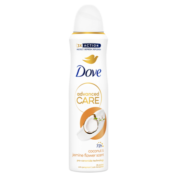 Dove жіночий дезодорант-спрей Advanced Care Coconut & Jasmine Flower, 150 мл &mdash; фото товару