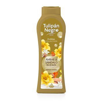 TULIPAN NEGRO FLORAL Парфумований гель для душу БУРШТИН та САНДАЛ, 650 мл &mdash; фото товару