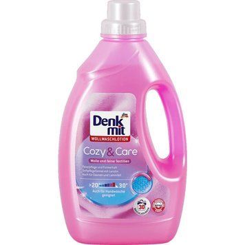 Denkmit гель для прання 1,5л. Для вовни та шовку Cozy & Care &mdash; фото товару