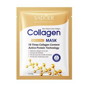 Тканинна маска для обличчя SADOER Collagen Anti-Wrinkle, 25 г &mdash; фото товару