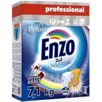 Deluxe Enzo 2в1 100p/ 7,1kg Universal порошок для прання &mdash; фото товару