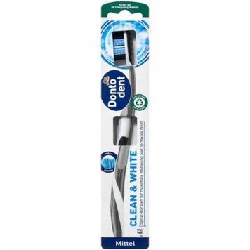 Зубна щітка Dontodent Clean & White середньої жорсткості, 1 шт &mdash; фото товару