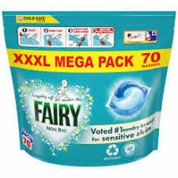 Гелеві капсули для прання дитячої білизни Fairy Non-Bio 70 шт &mdash; фото товару