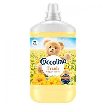 Кондиціонер-ополіскувач Coccolino Fresh & Happy Yellow, 1,702 л (74 прання) &mdash; фото товару
