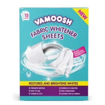 Листи для відбілювання тканин Vamoosh Fabric Whitener Sheets, 15 шт. &mdash; фото товару