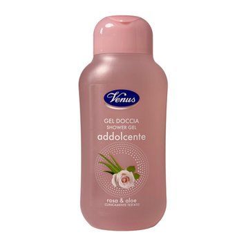 Гель для душу Venus помякшувач троянди та алое gel doccia addolcente rosa e aloe 300 мл &mdash; фото товару